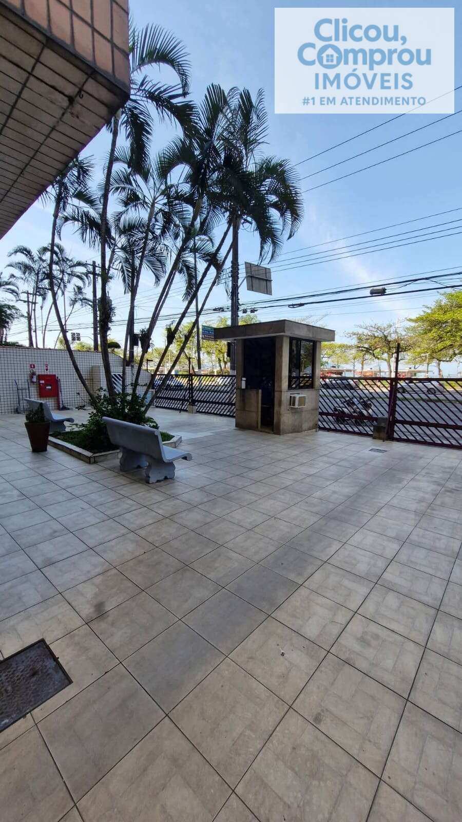 Apartamento à venda em Santos, Gonzaga, com 1 quarto, 30m²