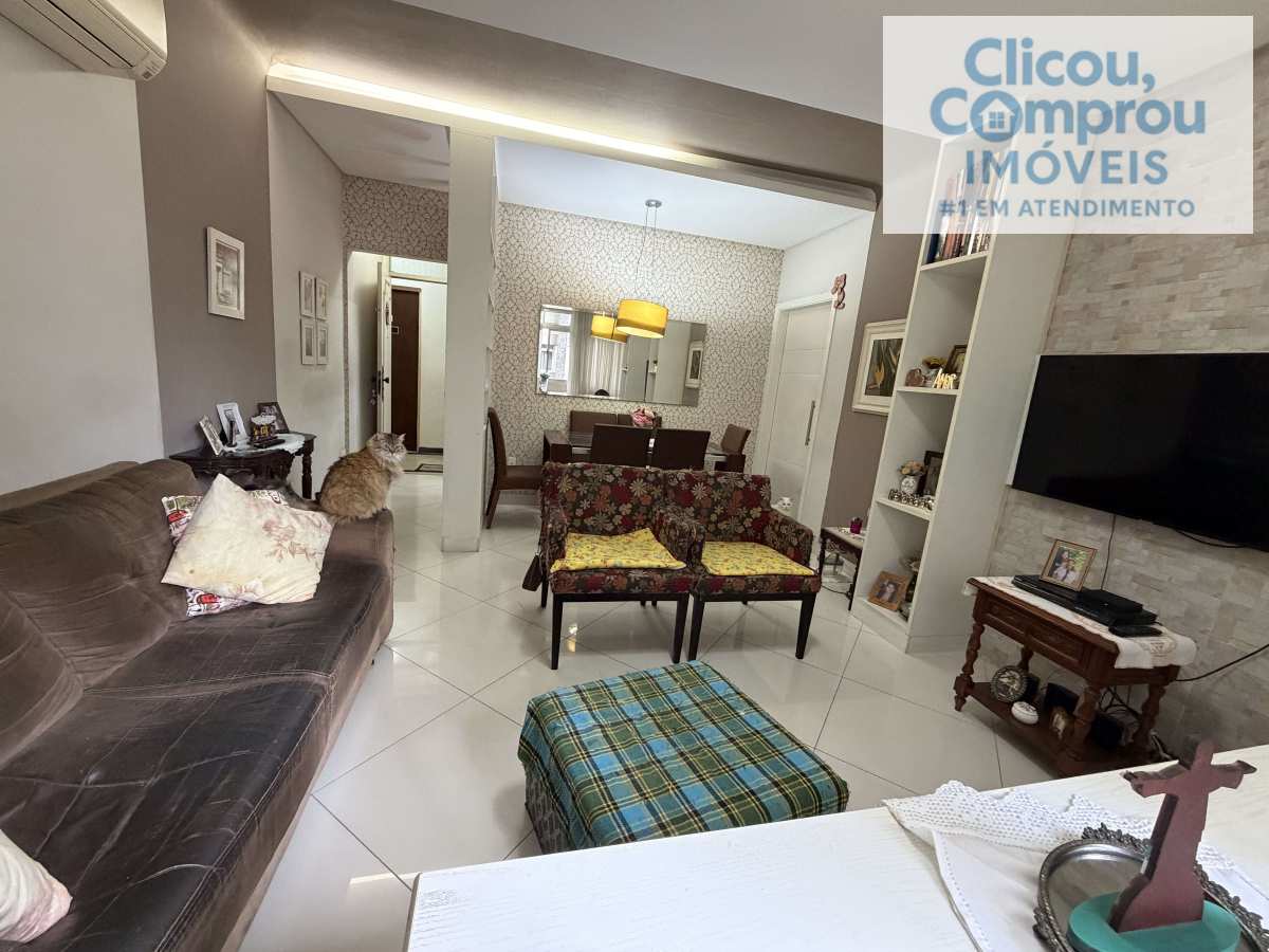 Apartamento à venda em Santos, Gonzaga, com 3 quartos, 120m²