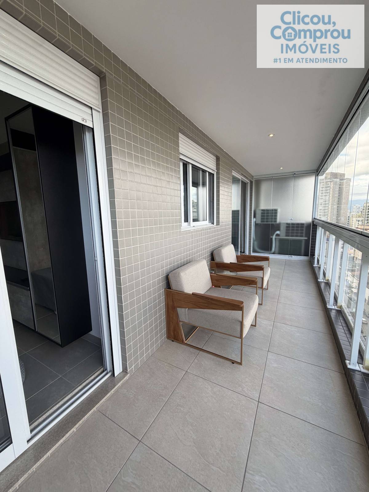 Apartamento de luxo à venda em Santos, Gonzaga, com 2 quartos, 80m²